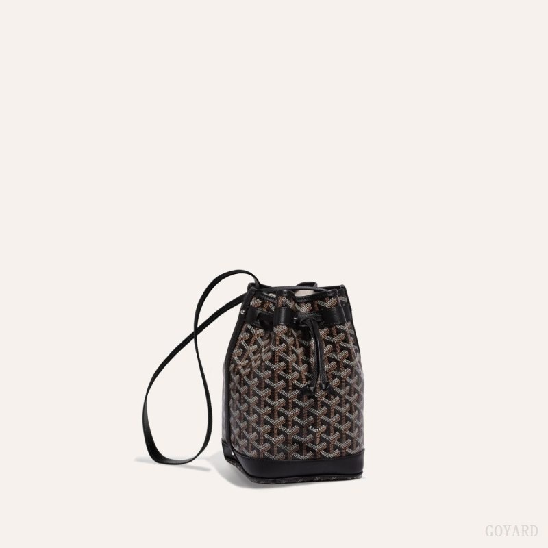 Goyard PETIT FLOT BUCKET BAG Black | UYEW7241