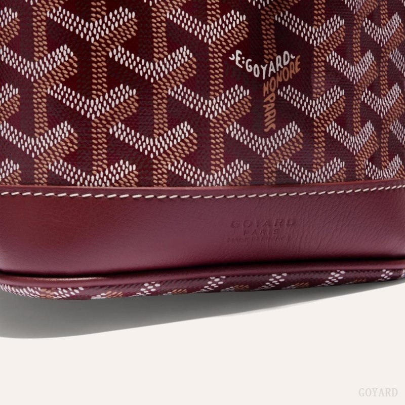 Goyard PETIT FLOT BUCKET BAG Burgundy | WEDH2781