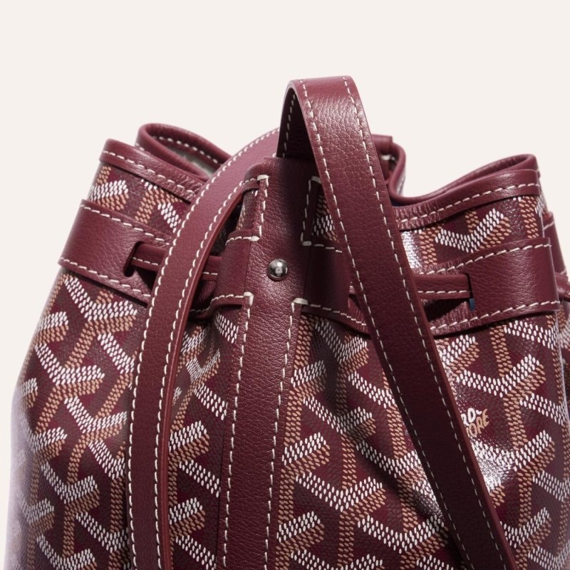 Goyard PETIT FLOT BUCKET BAG Burgundy | WEDH2781