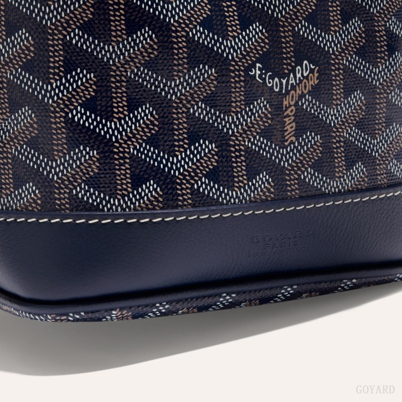 Goyard PETIT FLOT BUCKET BAG Navy Blue | VSJY0315