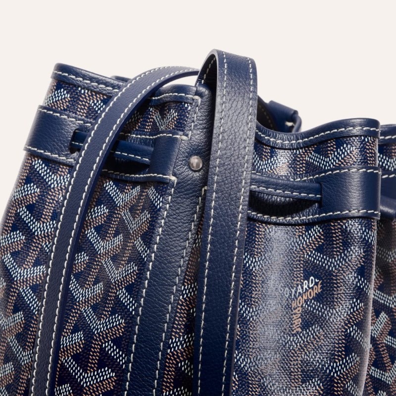 Goyard PETIT FLOT BUCKET BAG Navy Blue | VSJY0315