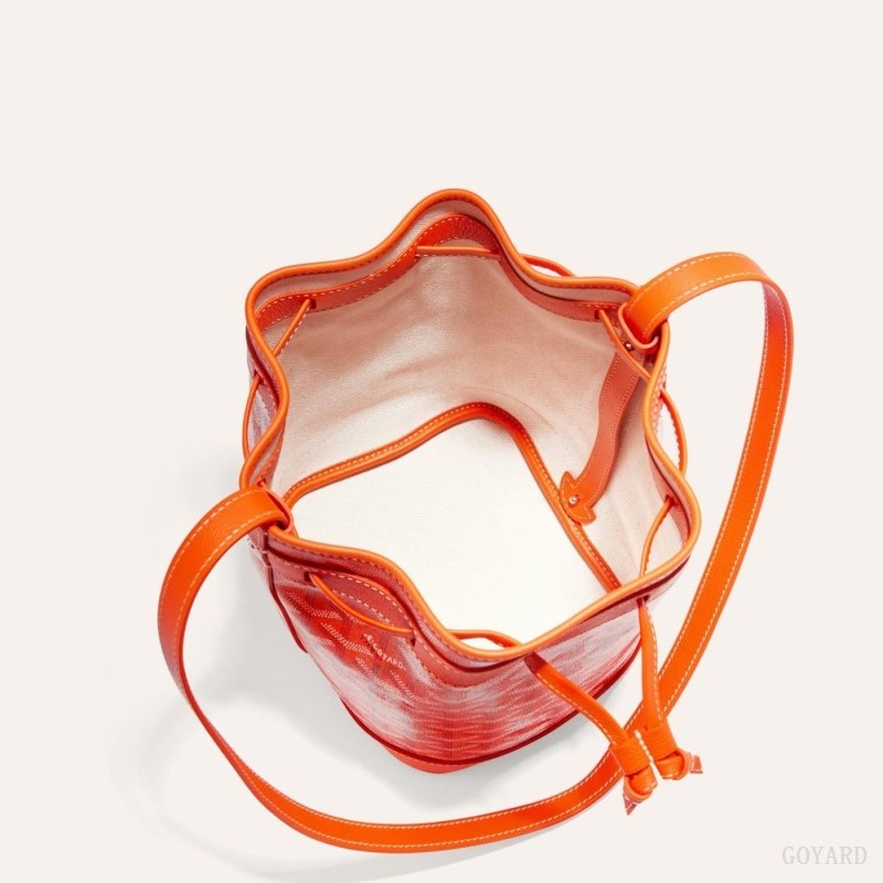 Goyard PETIT FLOT BUCKET BAG Orange | QJHM5255