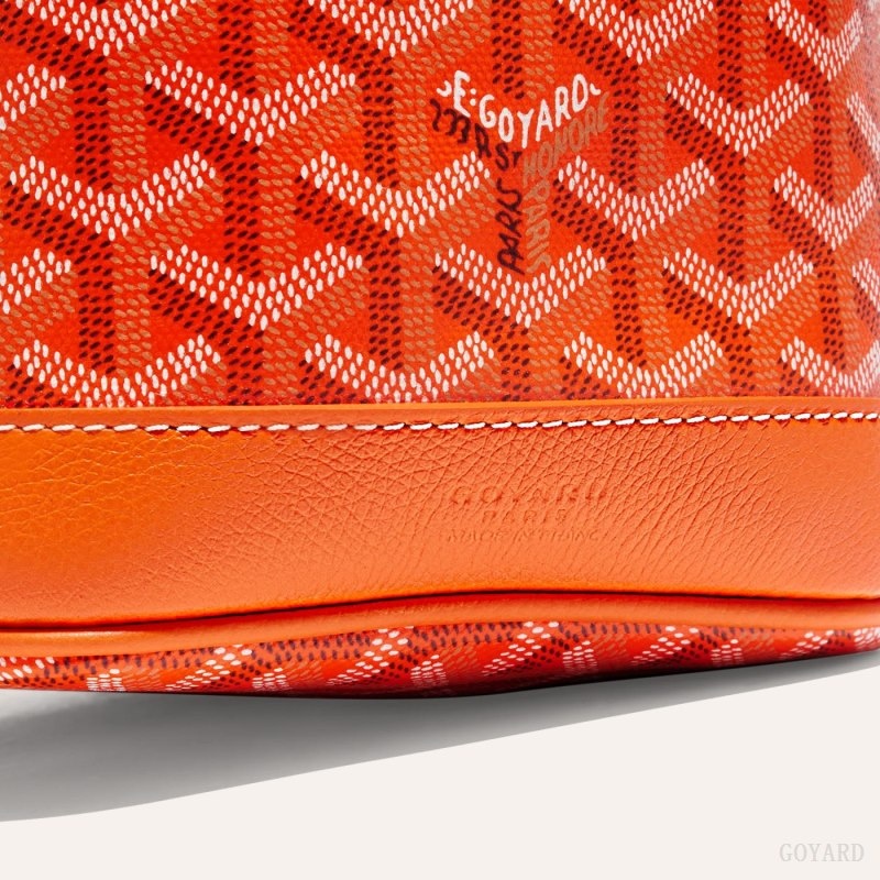 Goyard PETIT FLOT BUCKET BAG Orange | QJHM5255