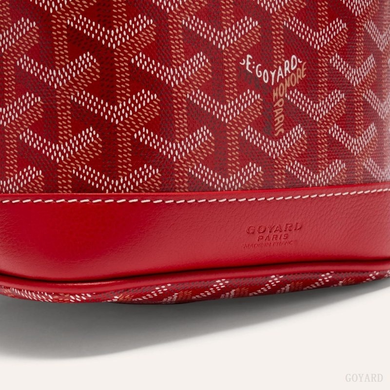 Goyard PETIT FLOT BUCKET BAG Red | IJGU7362