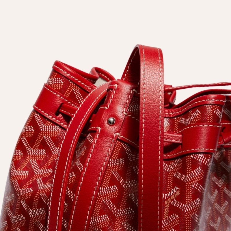 Goyard PETIT FLOT BUCKET BAG Red | IJGU7362