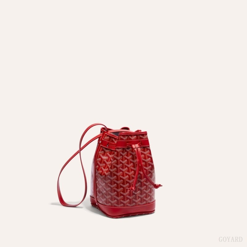 Goyard PETIT FLOT BUCKET BAG Red | IJGU7362