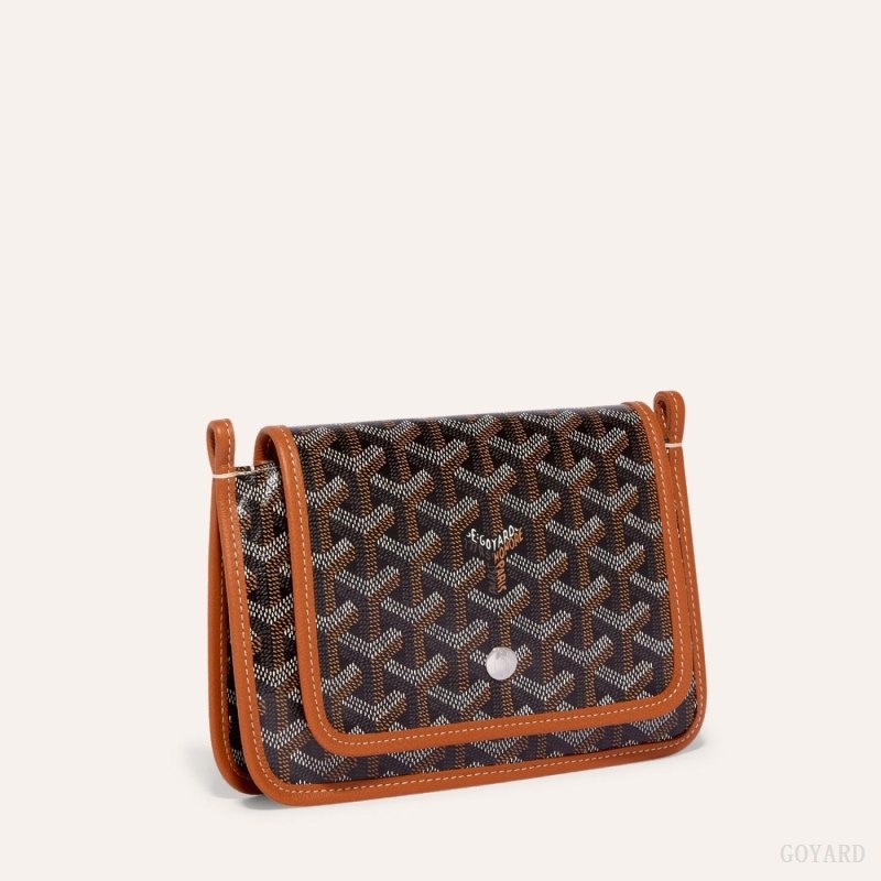 Goyard PLUMET POCKET WALLET Black / Brown | KSKV4643