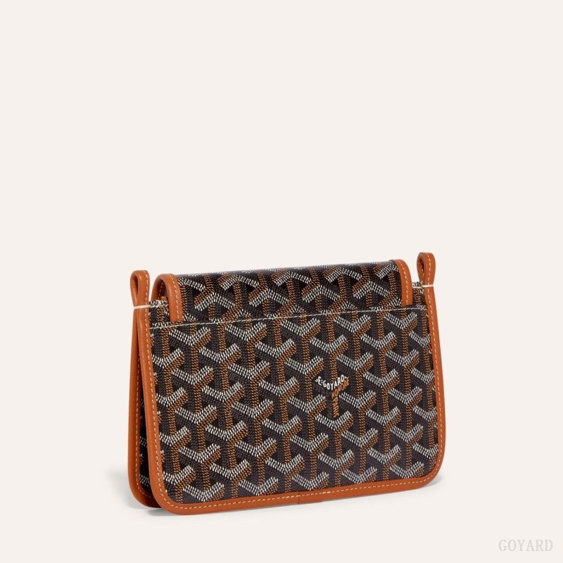 Goyard PLUMET POCKET WALLET Black / Brown | KSKV4643