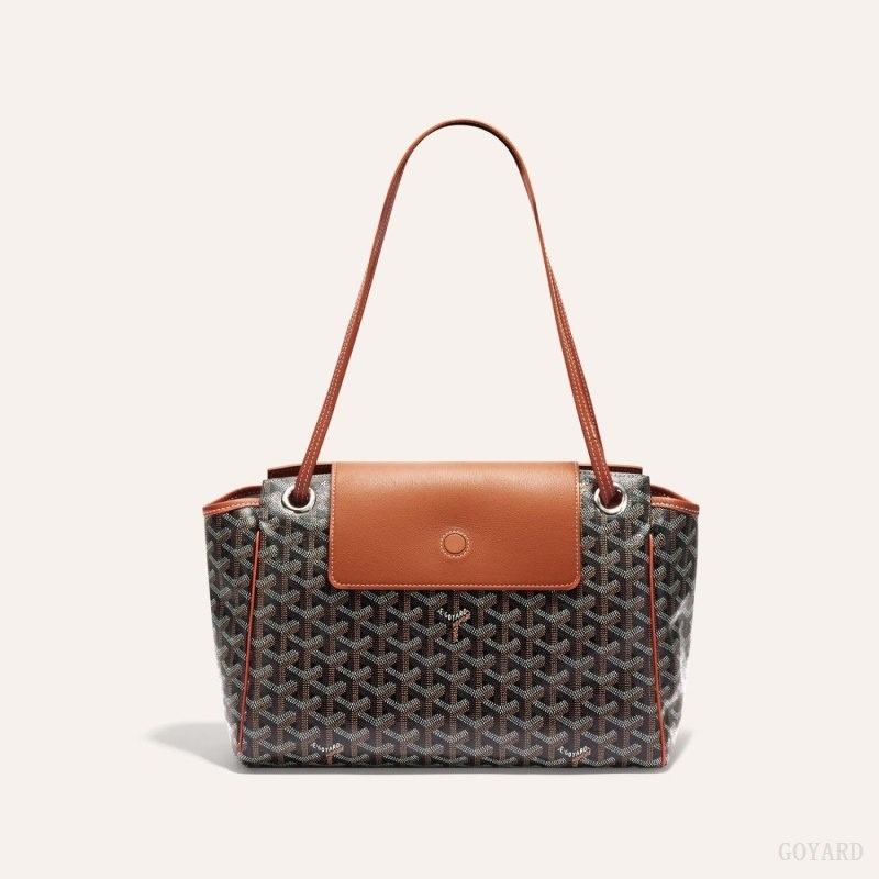 Goyard ROUETTE PM BAG Black / Brown | ZEVM5270