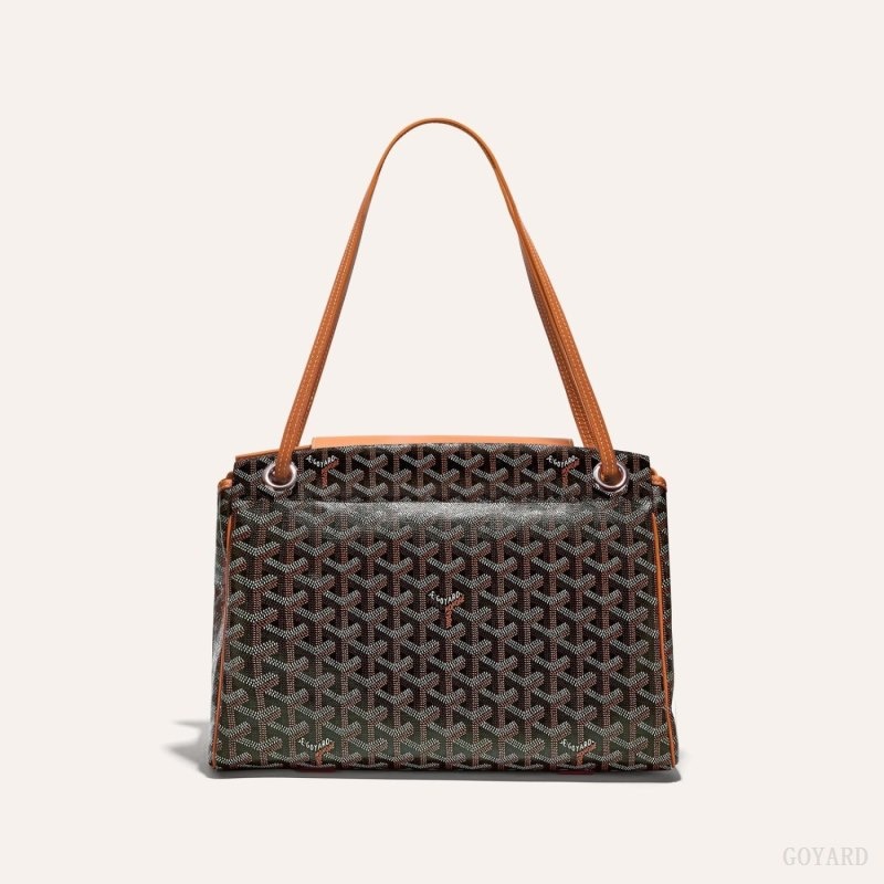 Goyard ROUETTE PM BAG Black / Brown | ZEVM5270