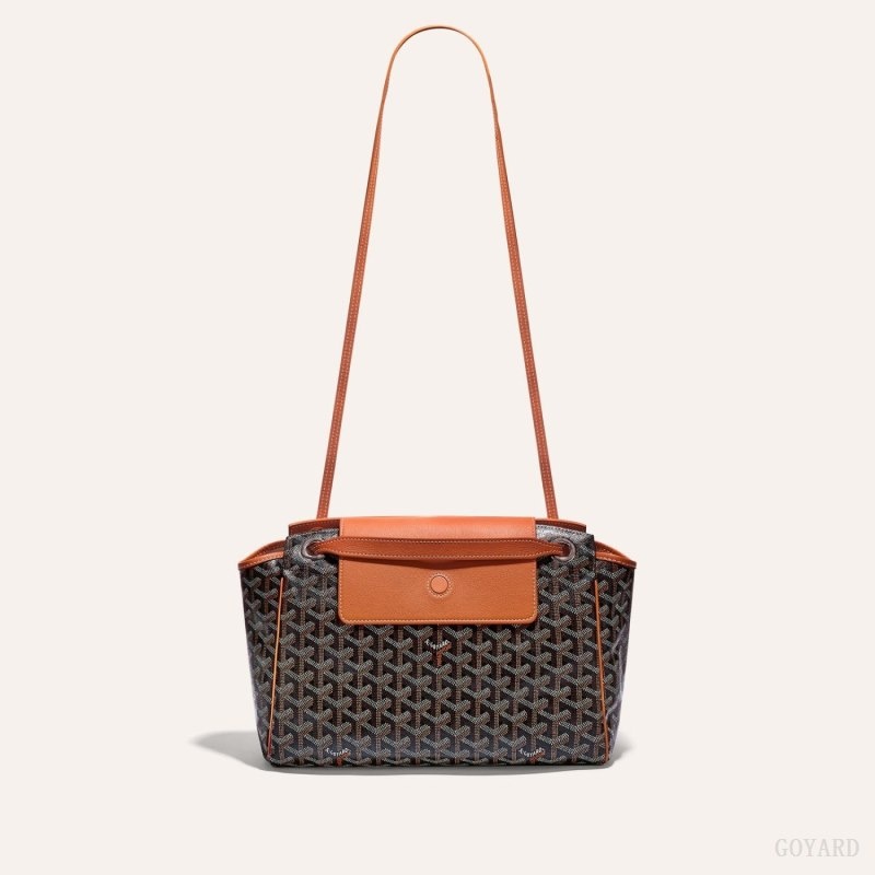 Goyard ROUETTE PM BAG Black / Brown | ZEVM5270