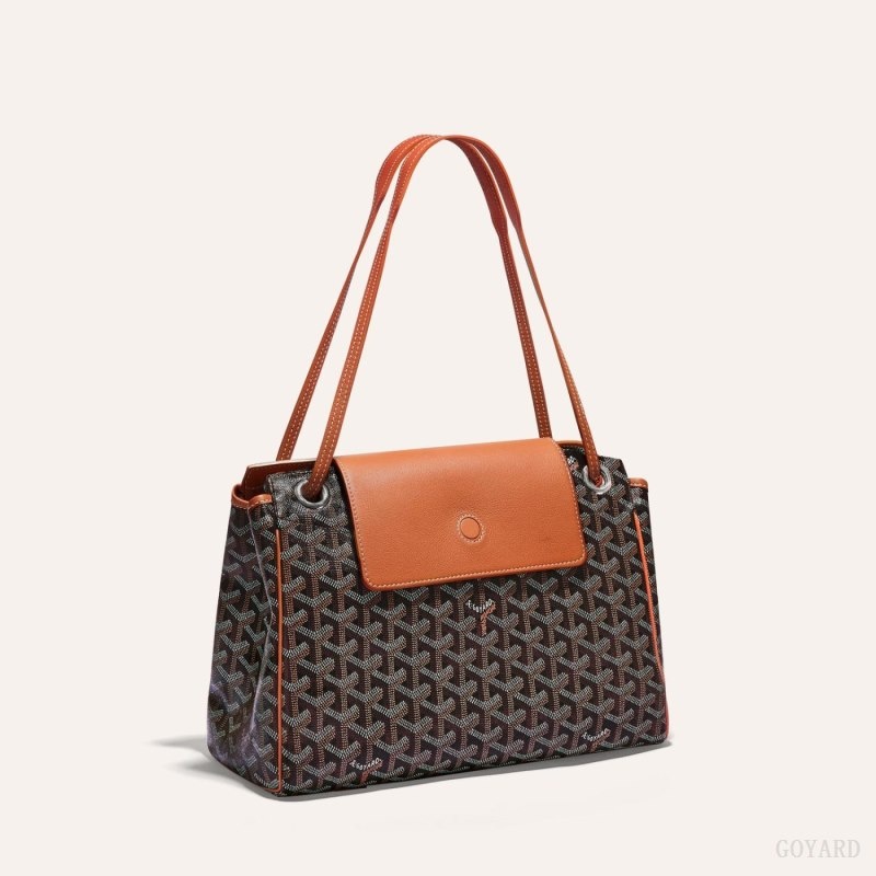 Goyard ROUETTE PM BAG Black / Brown | ZEVM5270