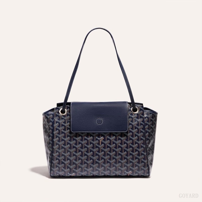 Goyard ROUETTE PM BAG Navy Blue | YTEH8929