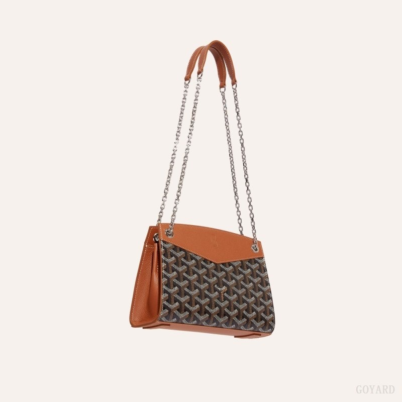 Goyard Rouette Structuré Mini Bag Black / Brown | GUXF8896