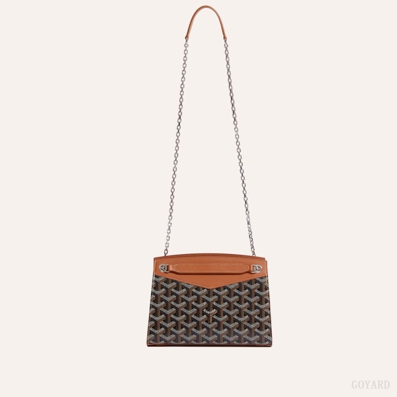 Goyard Rouette Structuré Mini Bag Black / Brown | GUXF8896