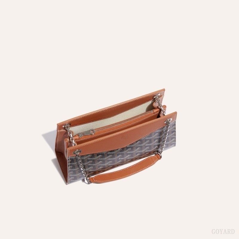 Goyard Rouette Structuré Mini Bag Black / Brown | GUXF8896