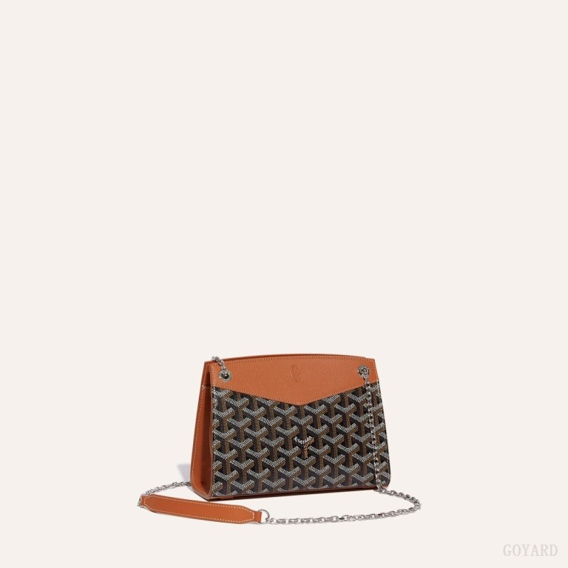 Goyard Rouette Structuré Mini Bag Black / Brown | GUXF8896