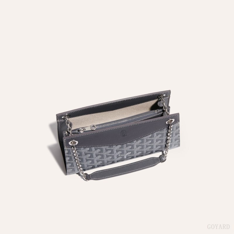 Goyard Rouette Structuré Mini Bag Grey | QHSP4176