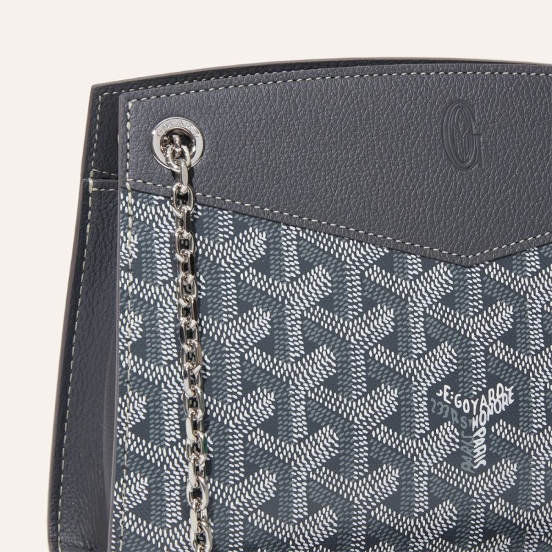 Goyard Rouette Structuré Mini Bag Grey | QHSP4176