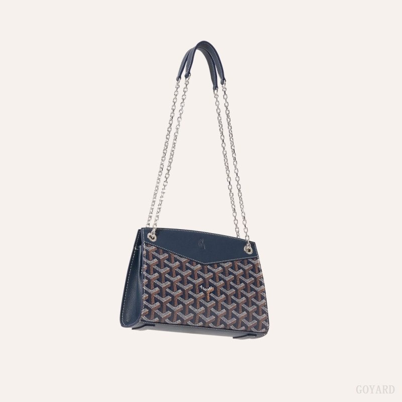 Goyard Rouette Structuré Mini Bag Navy Blue | PVHJ1351