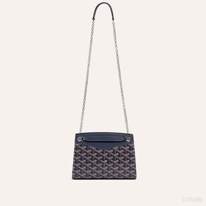 Goyard Rouette Structuré Mini Bag Navy Blue | PVHJ1351