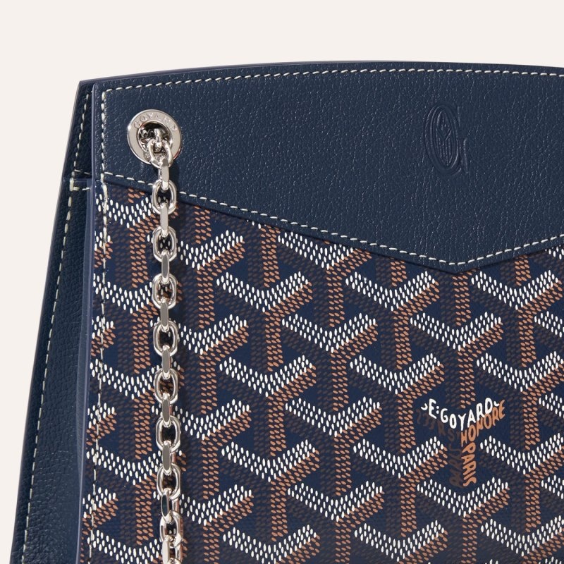 Goyard Rouette Structuré Mini Bag Navy Blue | PVHJ1351