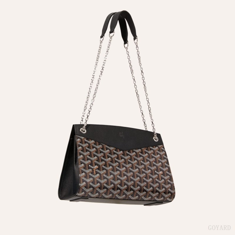 Goyard Rouette Structuré PM Bag Black | HSNY9215