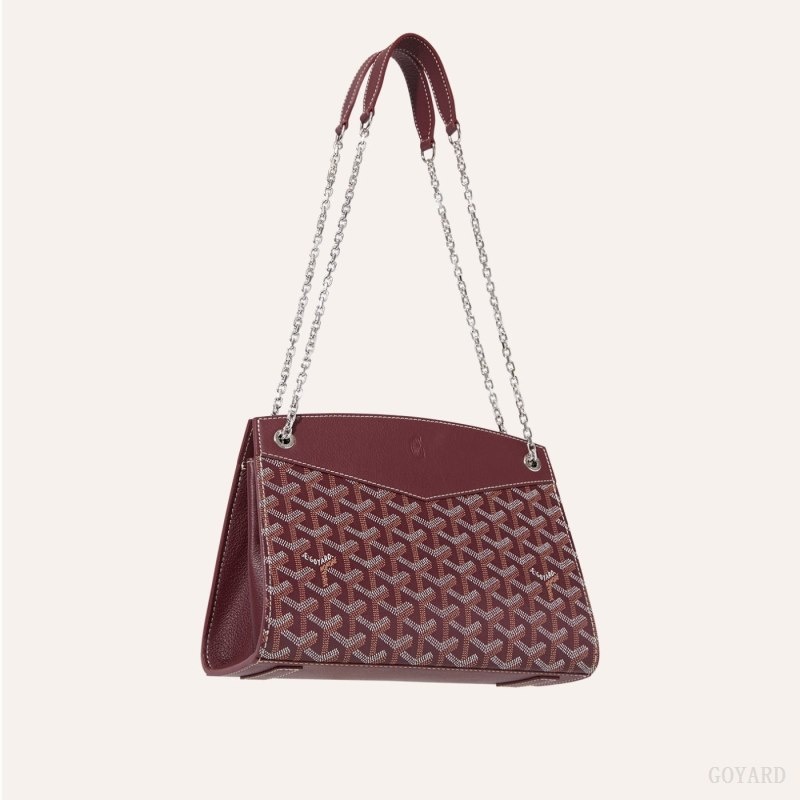 Goyard Rouette Structuré PM Bag Burgundy | PBOY7250