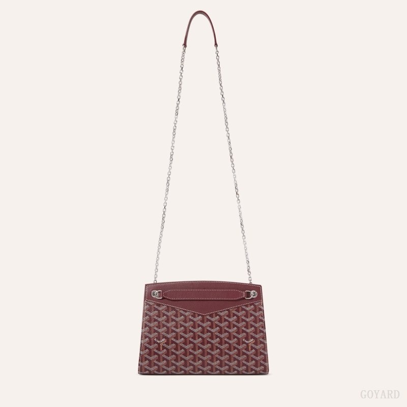 Goyard Rouette Structuré PM Bag Burgundy | PBOY7250