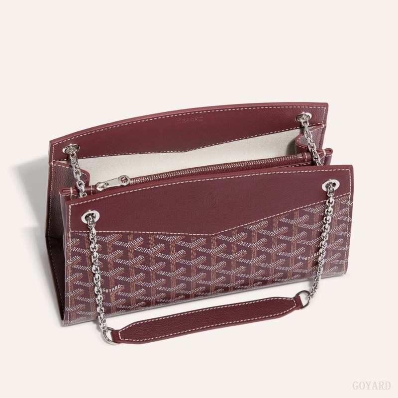 Goyard Rouette Structuré PM Bag Burgundy | PBOY7250