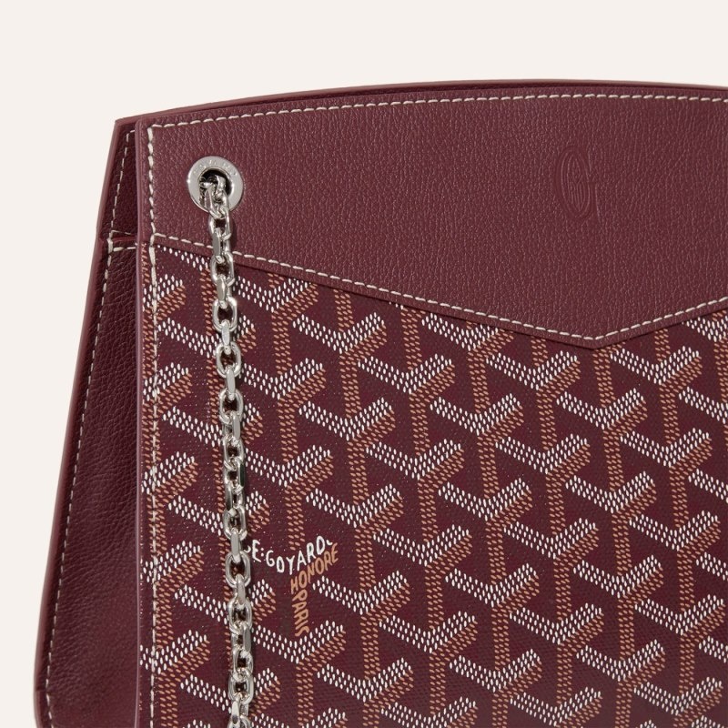 Goyard Rouette Structuré PM Bag Burgundy | PBOY7250