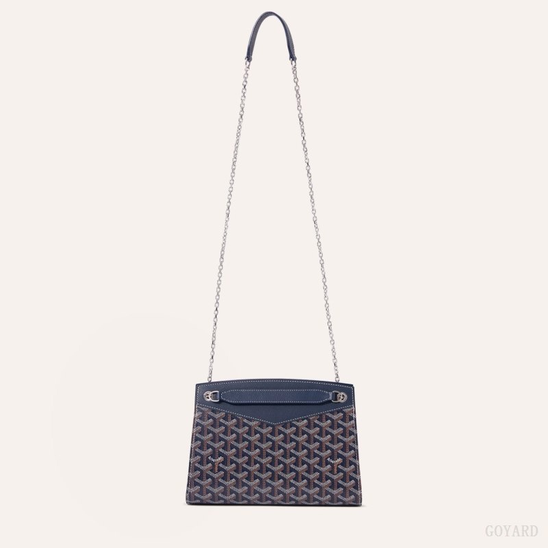 Goyard Rouette Structuré PM Bag Navy Blue | HCXH0910