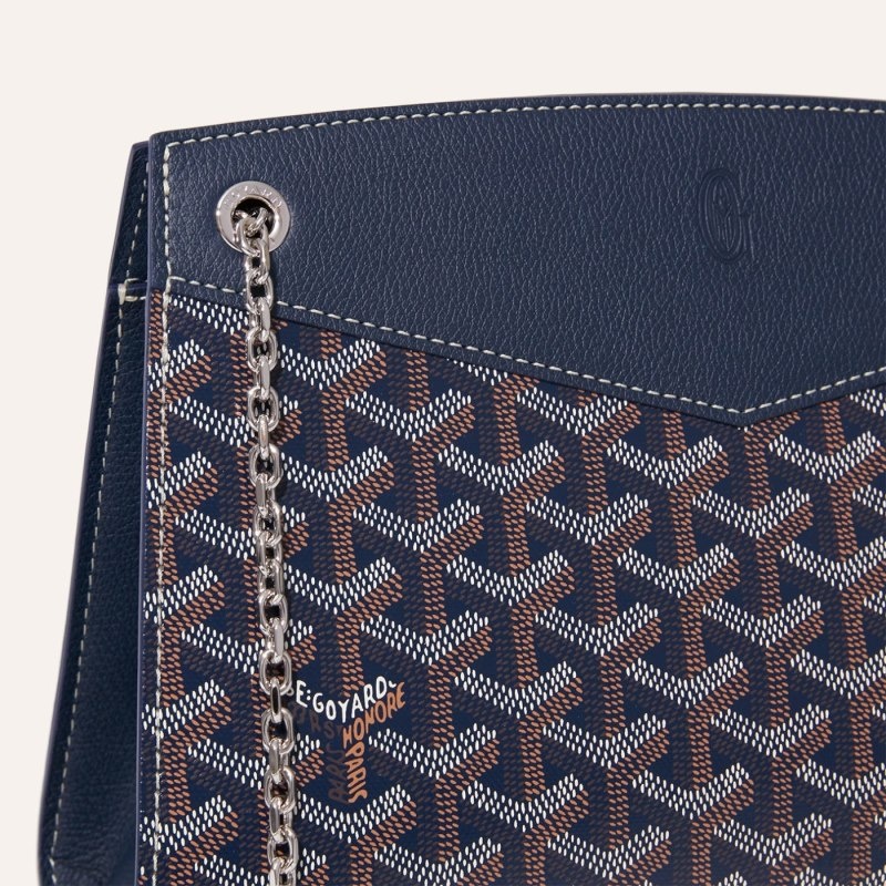 Goyard Rouette Structuré PM Bag Navy Blue | HCXH0910