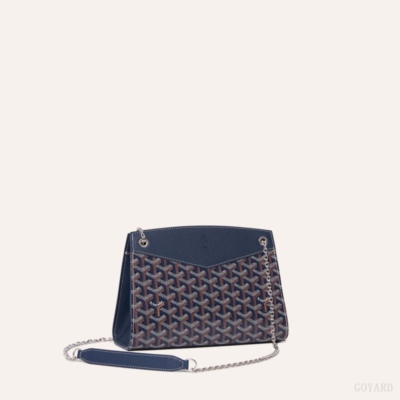 Goyard Rouette Structuré PM Bag Navy Blue | HCXH0910