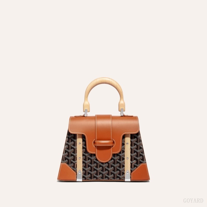 Goyard SAÏGON PM BAG Black / Brown | NTMV6289