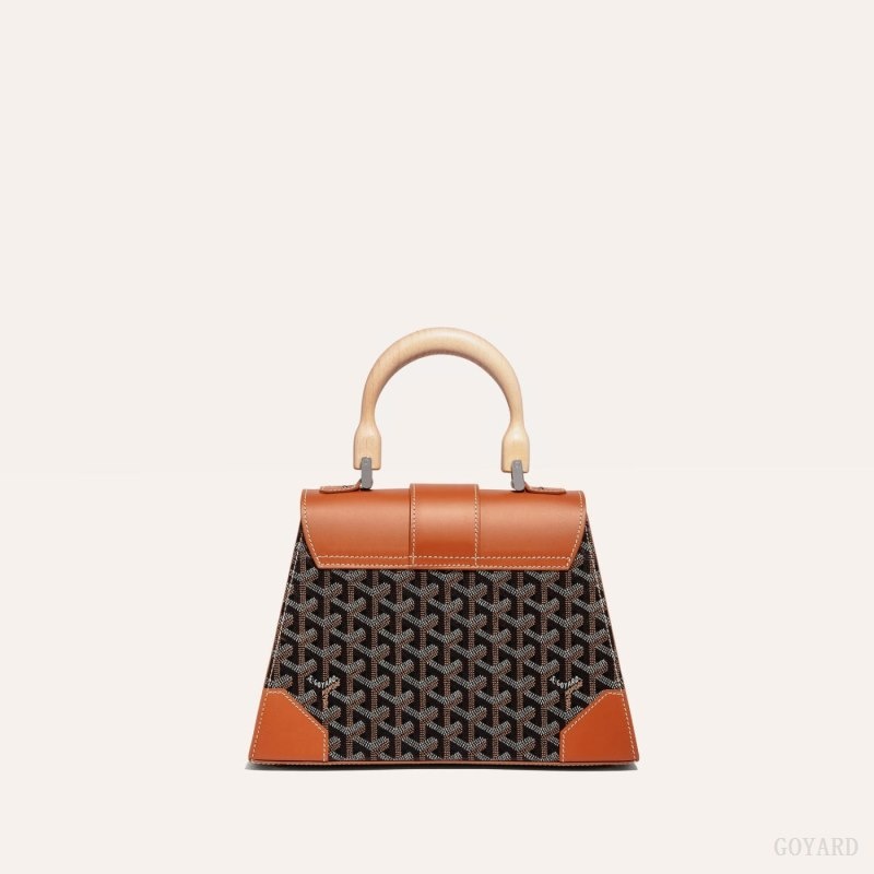 Goyard SAÏGON PM BAG Black / Brown | NTMV6289