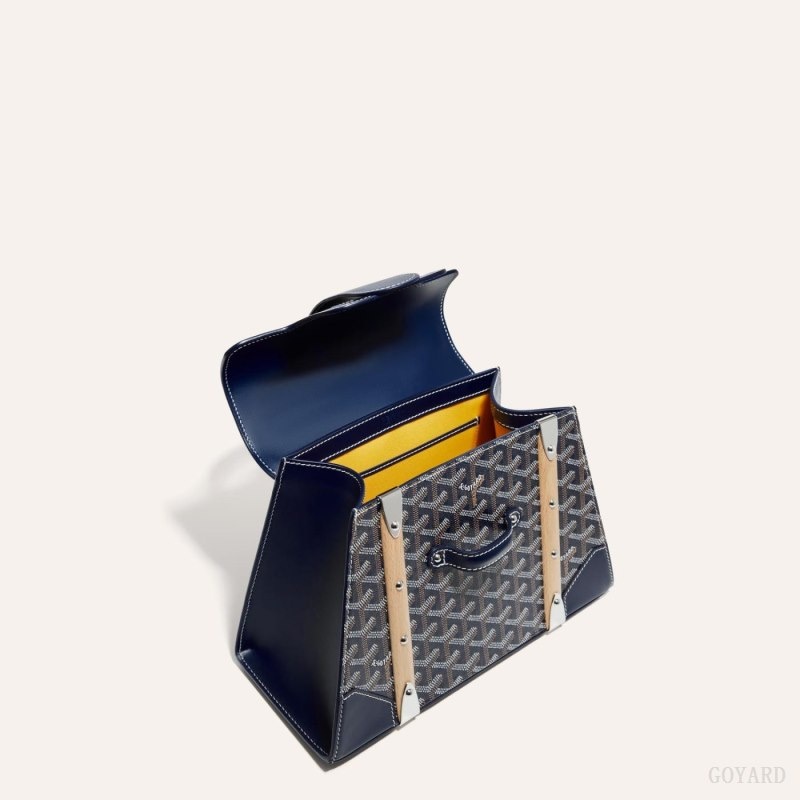 Goyard SAÏGON PM BAG Navy Blue | BJWY6181