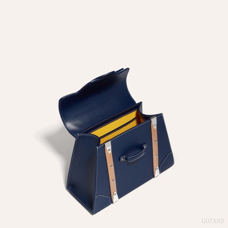 Goyard SAÏGON PM BAG Navy Blue | HXVF4282