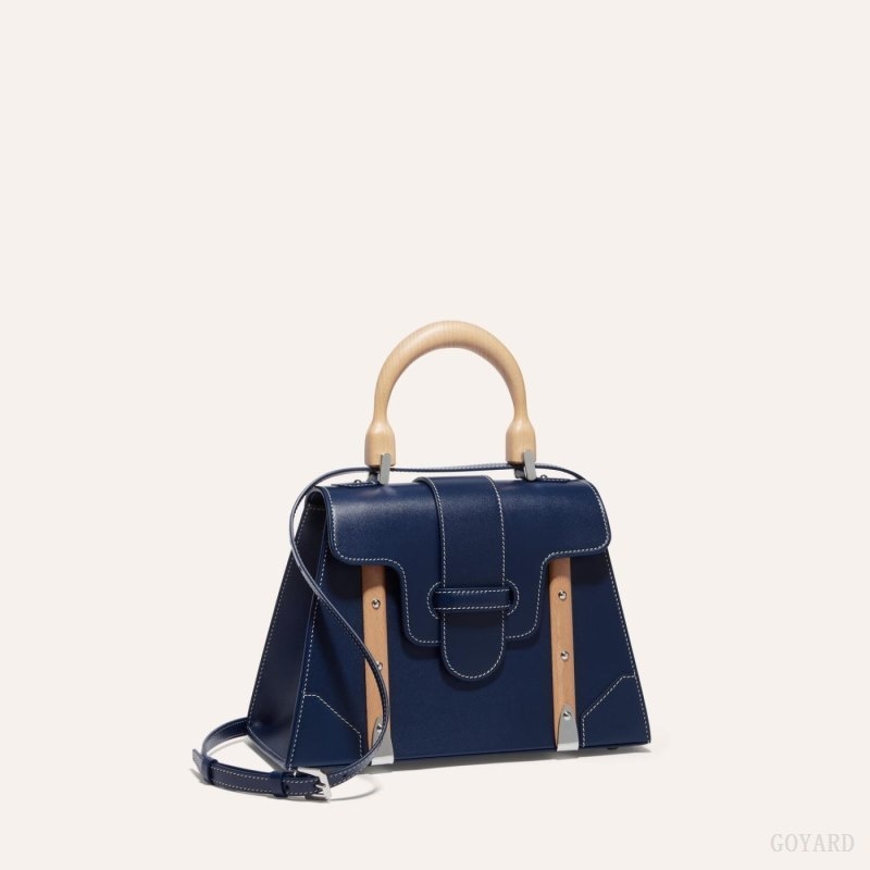 Goyard SAÏGON PM BAG Navy Blue | HXVF4282