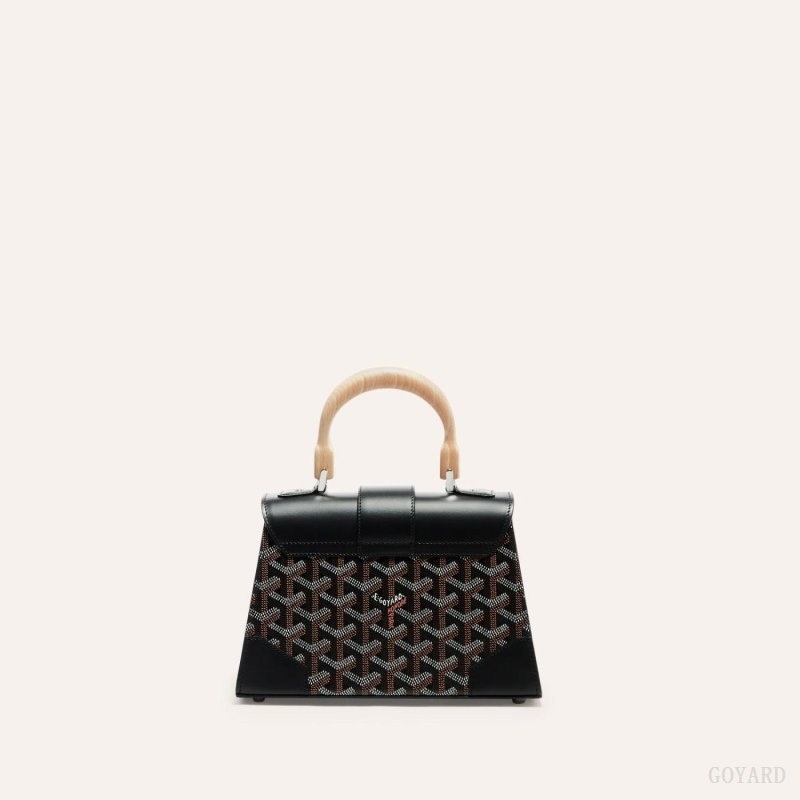 Goyard SAÏGON STRUCTURE MINI BAG Black | AQEW9069