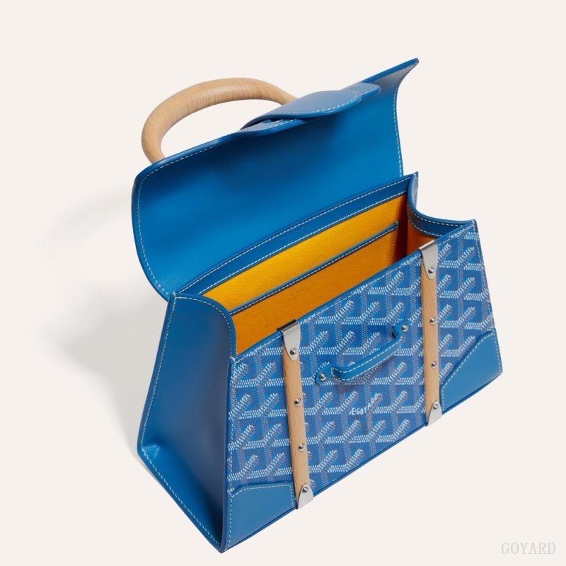 Goyard SAÏGON STRUCTURE MINI BAG Blue | RVXR9578