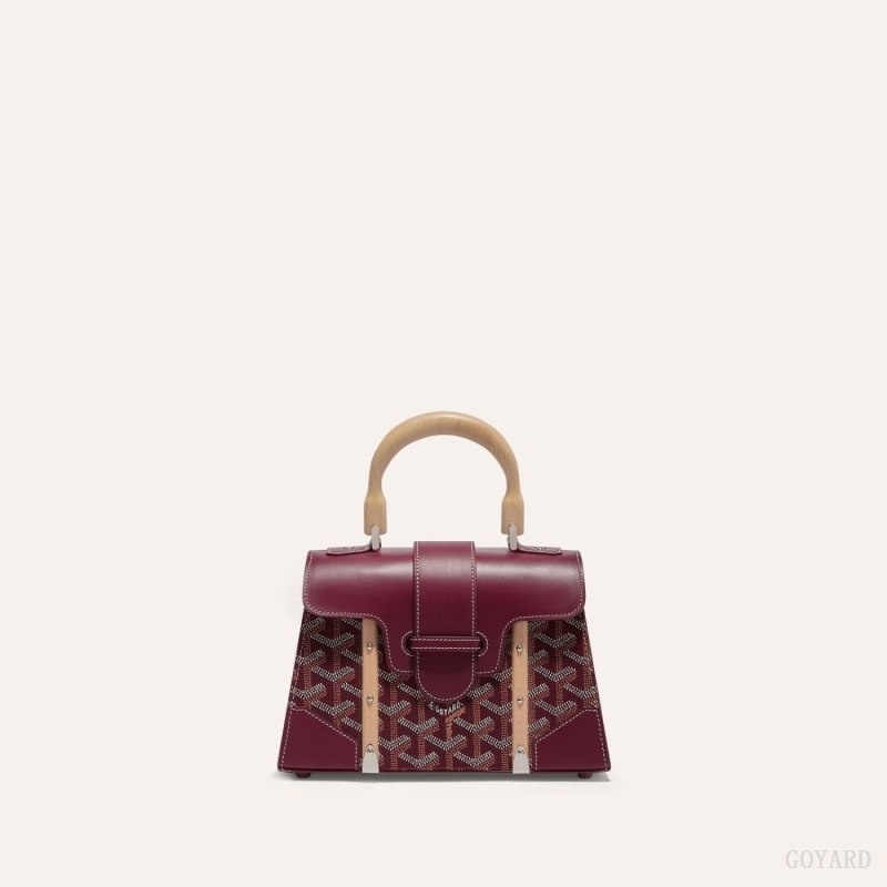 Goyard SAÏGON STRUCTURE MINI BAG Burgundy | YVTS3451