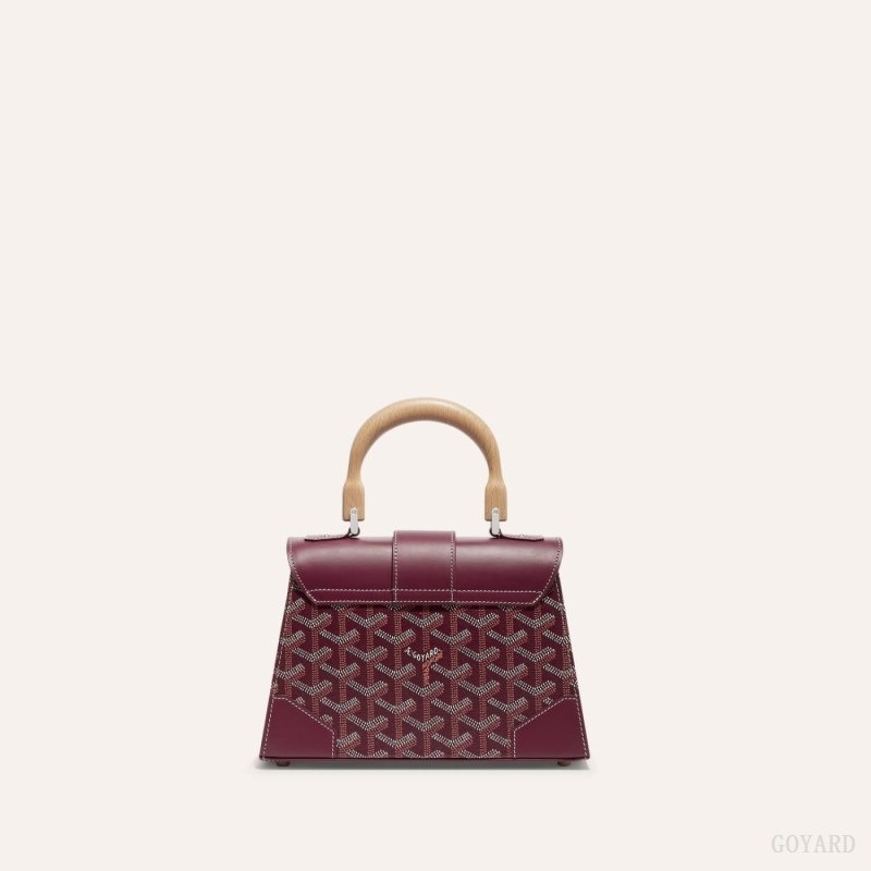 Goyard SAÏGON STRUCTURE MINI BAG Burgundy | YVTS3451