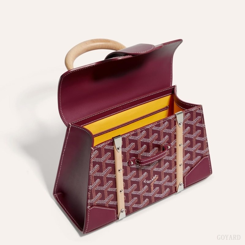 Goyard SAÏGON STRUCTURE MINI BAG Burgundy | YVTS3451