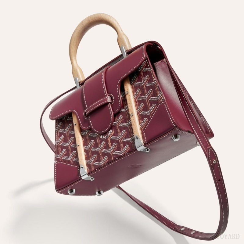 Goyard SAÏGON STRUCTURE MINI BAG Burgundy | YVTS3451