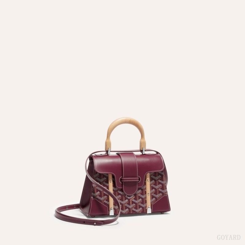 Goyard SAÏGON STRUCTURE MINI BAG Burgundy | YVTS3451