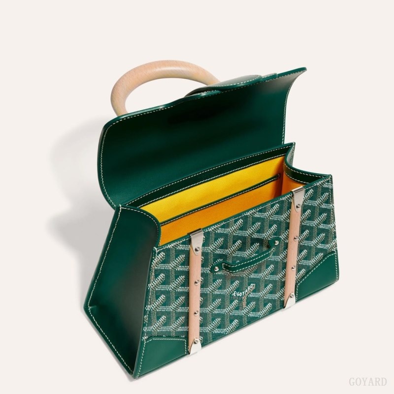 Goyard SAÏGON STRUCTURE MINI BAG Green | HNKI4259