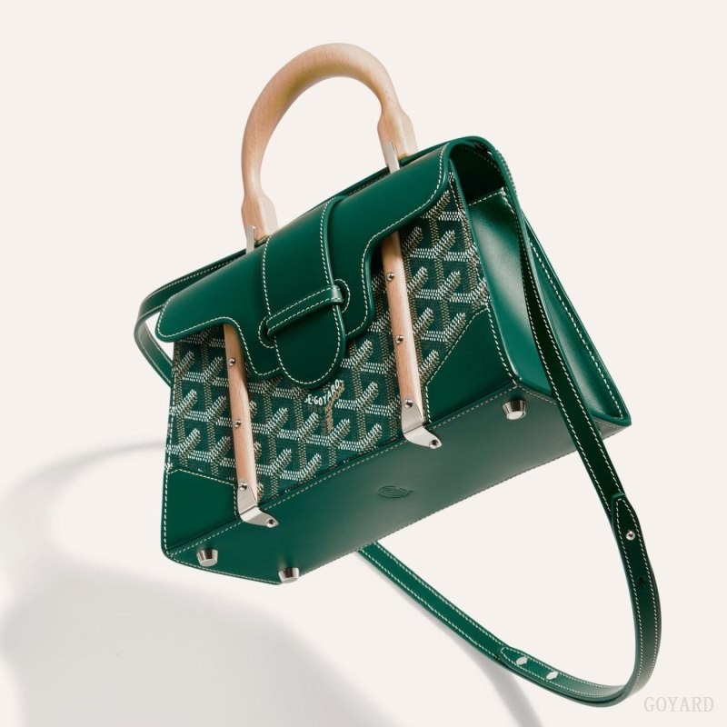 Goyard SAÏGON STRUCTURE MINI BAG Green | HNKI4259