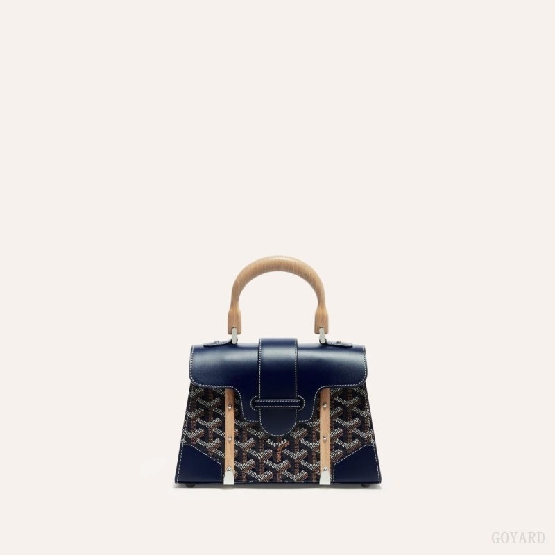 Goyard SAÏGON STRUCTURE MINI BAG Navy Blue | WDPA0745