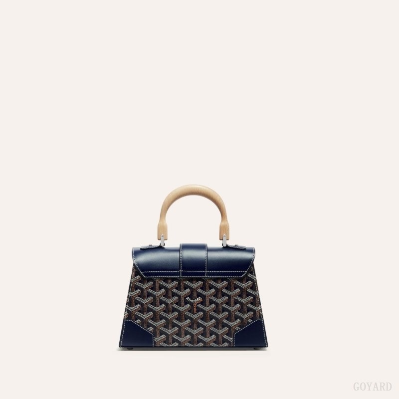 Goyard SAÏGON STRUCTURE MINI BAG Navy Blue | WDPA0745